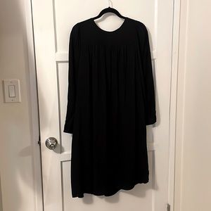 Never been worn Ann Taylor long sleeve belted dress Color: Black Size: M